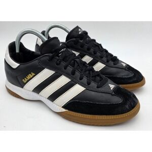 Adidas Samba Millennium Sneakers Men Size 8.5 Black White Gum Sole MN Shoes